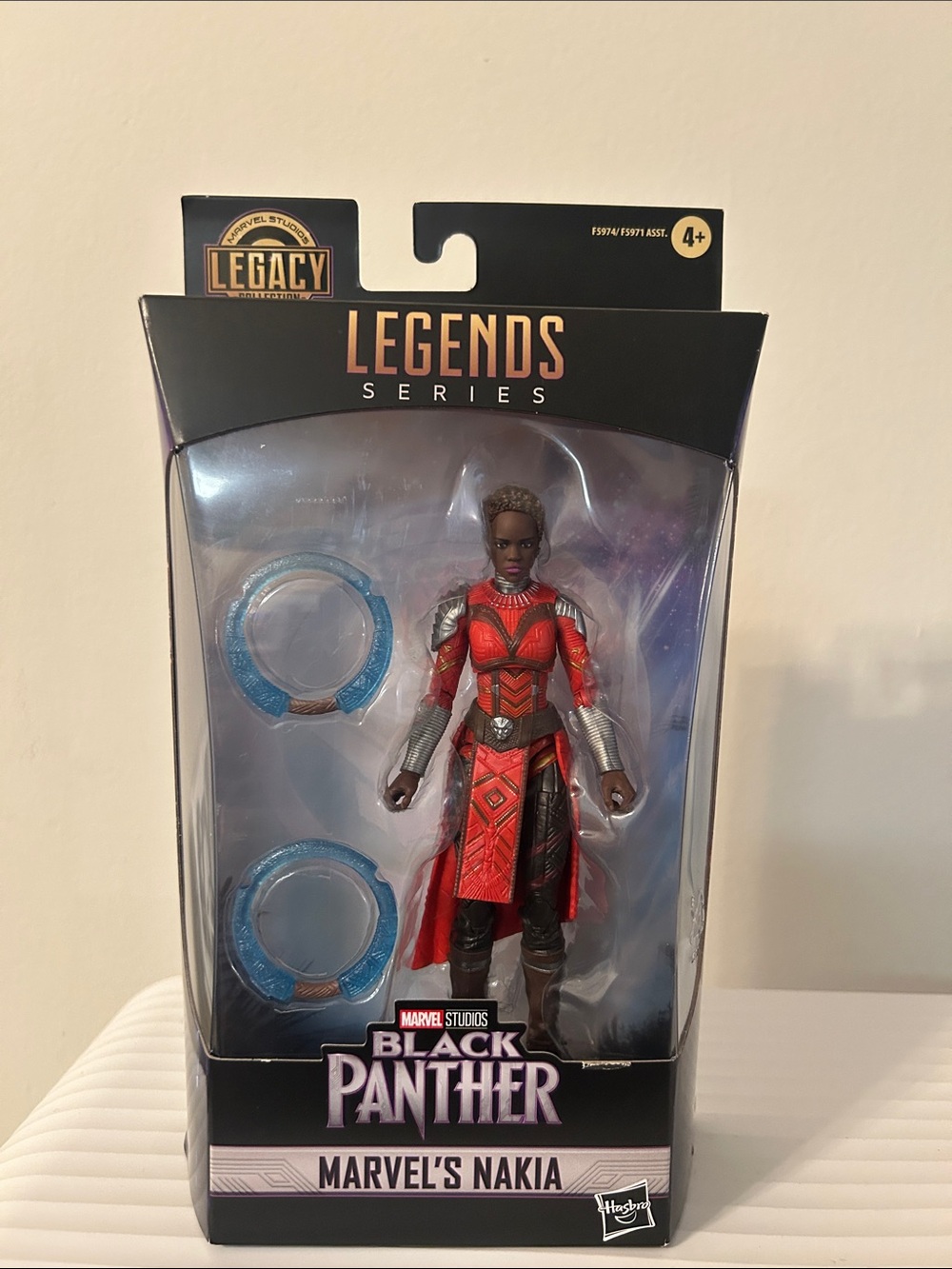 Hasbro LEGENDS Series Marvel's Nakia Action Figure - Red with Blue Accessories